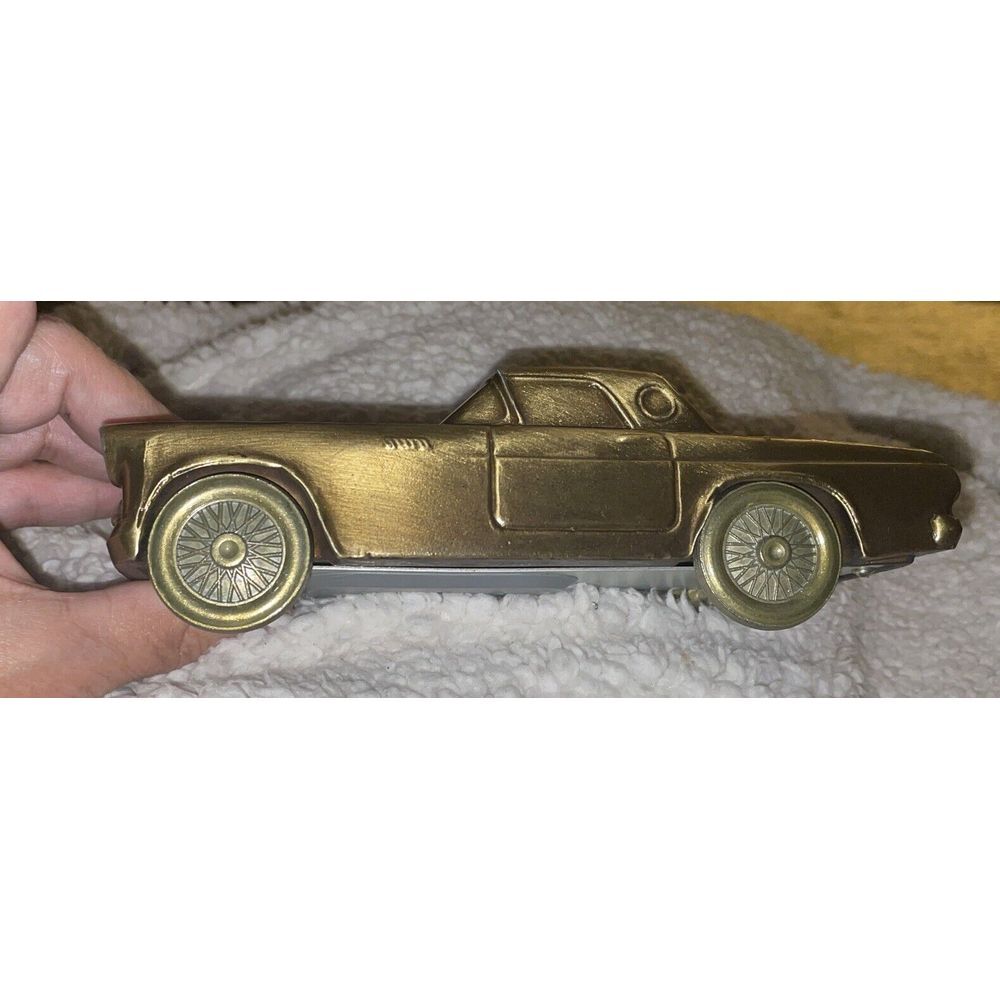 Vintage Banthrico Bank 1955 FORD T-BIRD Brass‎  BANK